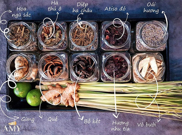 Các loại thảo mộc từ thiên nhiên