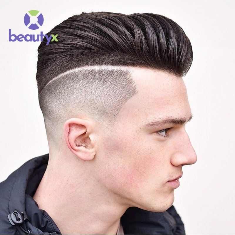 Undercut Pompadour đặc trưng với phần mái dài và phồng