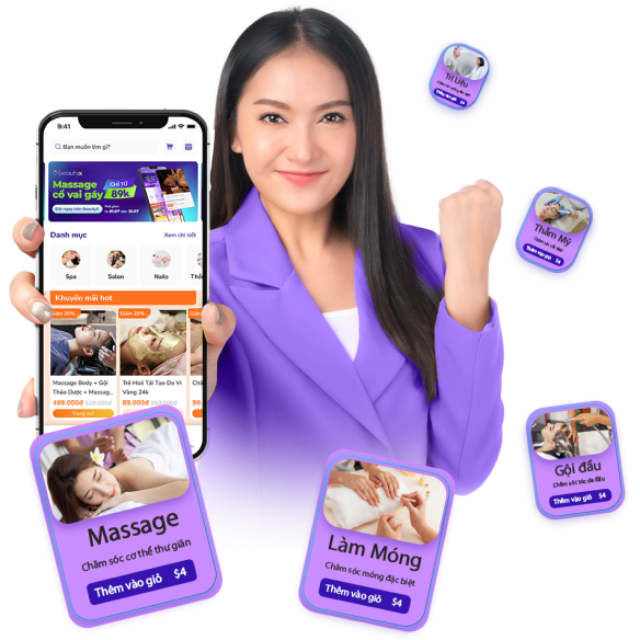 App đặt lịch spa