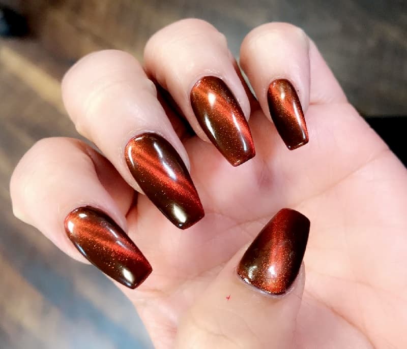 Mẫu nail mắt mèo